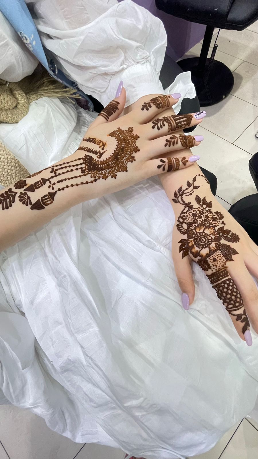 Arabic henna styles